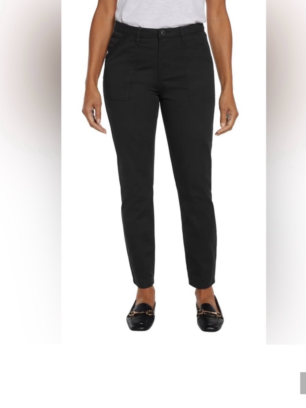 Banana Republic NWT High Rise Twill Woman’s pant in Black Sz 16